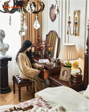 Bàn Trang Điểm Đẹp Phong Cách Cổ Điển Mỹ Sang Trọng-BTA 016