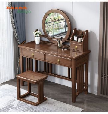 Bàn trang điểm gỗ tự nhiên phong cách hiện đại BTH 002