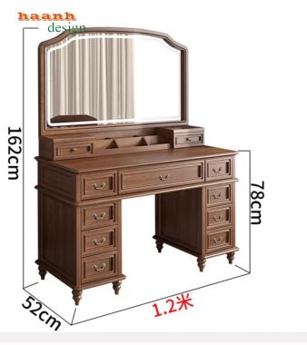 Bàn trang điểm tân cổ điển - phong cách và ấn tượng - BTA 002