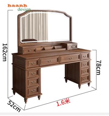 Bàn trang điểm tân cổ điển - phong cách và ấn tượng - BTA 002