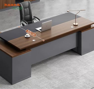 Xu Hướng Bàn Trưởng Phòng Hiện Đại Gỗ Công Nghiệp 2026-BTF 007