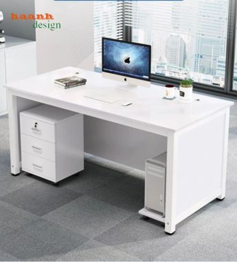 Bàn trưởng phòng gỗ công nghiệp khung vuông nhiều màu - BTF 008