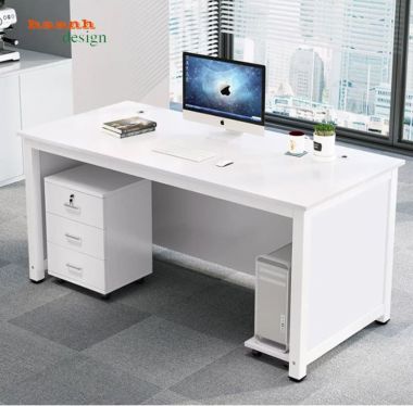 Bàn trưởng phòng gỗ công nghiệp khung vuông nhiều màu - BTF 008