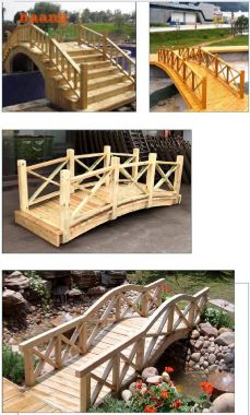 Biến khu vườn thành chốn mơ mộng với cầu gỗ-CGN 007