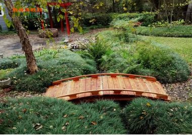 Cầu Ngoài Trời Gỗ Teak Tự Nhiên Chống Chịu Thời Tiết Tốt-CGN 013