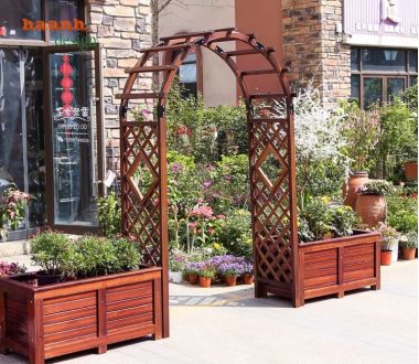 Lựa chọn cổng sân vườn gỗ teak hoàn hảo cho ngôi nhà-CVM 007