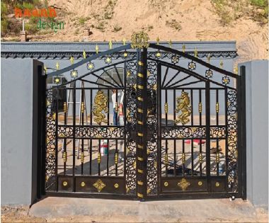 Cổng sắt mỹ thuật – Nét đẹp đẳng cấp cho không gian sống-CSM 001