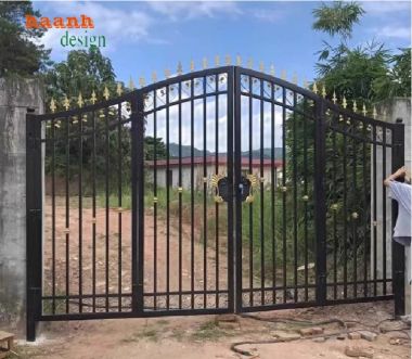 Cổng sắt mỹ thuật – Nét đẹp đẳng cấp cho không gian sống-CSM 001