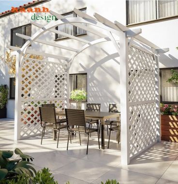 Dàn gỗ trang trí ngoài trời - Sự lựa chọn không gian sân vườn -DGT 002