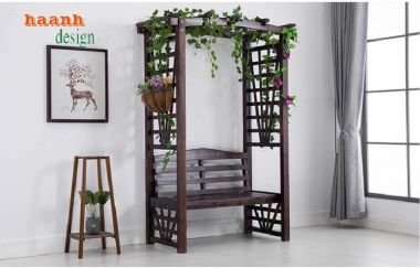 Sáng tạo dàn trang trí gỗ sân vườn tuyệt đẹp-DGT 005