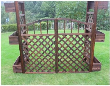 Sáng tạo dàn trang trí gỗ sân vườn tuyệt đẹp-DGT 005