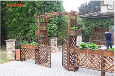 Sáng tạo dàn trang trí gỗ sân vườn tuyệt đẹp-DGT 005