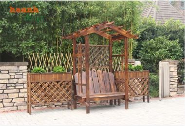 Sáng tạo dàn trang trí gỗ sân vườn tuyệt đẹp-DGT 005
