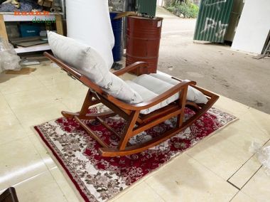 Ghế đọc sách gỗ gõ đỏ tự nhiên sản phẩm cho gia đình GBB 004