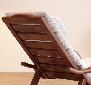 Thiết kế tinh tế của ghế thư giãn gỗ sồi-GBB 020