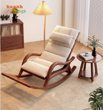 Thiết kế tinh tế của ghế thư giãn gỗ sồi-GBB 020