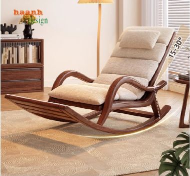 Thiết kế tinh tế của ghế thư giãn gỗ sồi-GBB 020