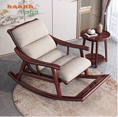 Ghế thư giãn đọc sách gỗ tự nhiên gia đình tiện ích GBB 012