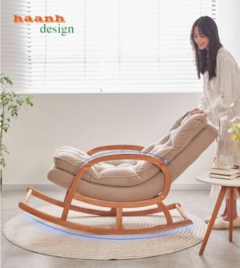 Mẫu ghế thư giãn gỗ gõ đỏ tự nhiên GBB 002