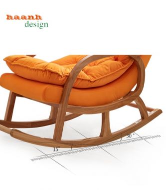Mẫu ghế thư giãn gỗ gõ đỏ tự nhiên GBB 002