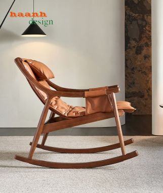 Ghế đọc sách thư giãn gỗ tự nhiên độc đáo và chất lượng GBB 006 