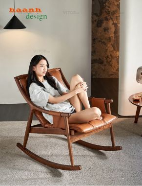 Ghế đọc sách thư giãn gỗ tự nhiên độc đáo và chất lượng GBB 006 