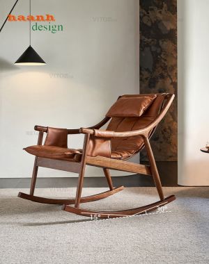 Ghế đọc sách thư giãn gỗ tự nhiên độc đáo và chất lượng GBB 006 