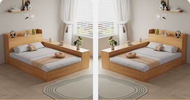 Giường gỗ cho trẻ em đẹp giá tốt xu hướng mới nhất-GDC 006