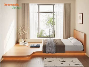Mẫu giường gỗ công nghiệp bền đẹp xu hướng 2026-GNH 008