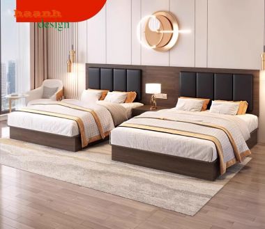 Nội thất khách sạn gỗ công nghiệp hiện đại và sang trọng. GNN 003