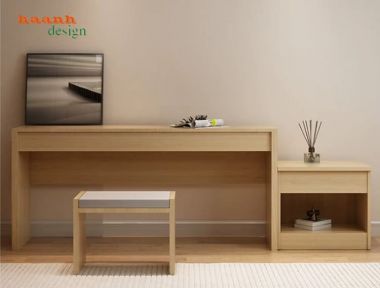 Giường ngủ khách sạn gỗ công nghiệp hiện đại - GNN 013