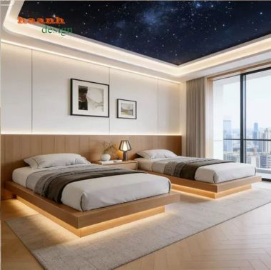 Top mẫu giường khách sạn đẹp sang trọng chuẩn 5 sao-GNN 012