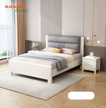 Giường ngủ khách sạn gỗ tự nhiên hiện đại - GNK 012