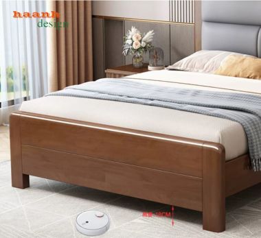 Giường ngủ khách sạn gỗ tự nhiên hiện đại - GNK 012