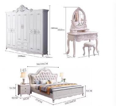 Giường Ngủ Tân Cổ Điển Chọn Lựa Đẹp Cho Không Gian Sống-GGC 011