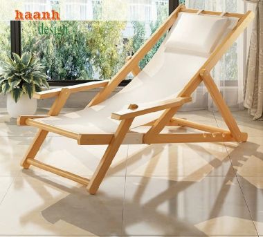 Ghế tắm nắng hồ bơi gỗ - Lựa chọn cho không gian thư giãn-GTT 008