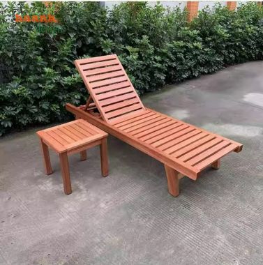 Giường gỗ thư giãn hồ bơi - Không gian lý tưởng cho mùa hè-GTT 010