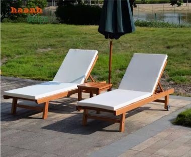 Giường Tắm Nắng Hồ Bơi Cao Cấp Cho Biệt Thự & Resort-GTT 013