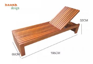 Giường Tắm Nắng Hồ Bơi Cao Cấp Cho Biệt Thự & Resort-GTT 013