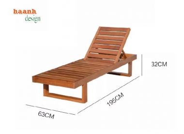 Giường Tắm Nắng Hồ Bơi Cao Cấp Cho Biệt Thự & Resort-GTT 013