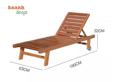 Giường Tắm Nắng Hồ Bơi Cao Cấp Cho Biệt Thự & Resort-GTT 013