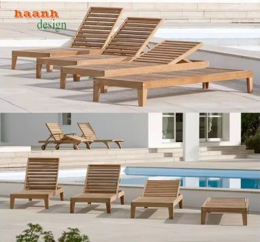 Giường Tắm Nắng Hồ Bơi Cao Cấp Cho Biệt Thự & Resort-GTT 013