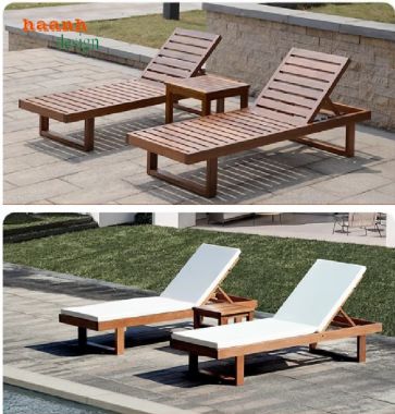 Tận hưởng nắng vàng với Giường tắm nắng bãi biển-GTT 011