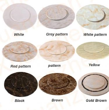 Bàn Trang Trí Chân Inox Mặt Đá – Tôn Vinh Không Gian Sống -KTS 016