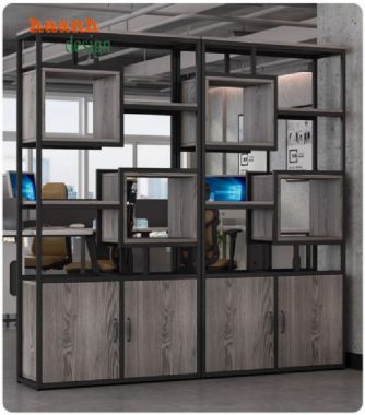 Kệ bày đồ sắt gỗ - Giải pháp hoàn hảo cho không gian hiện đại-KTS 010