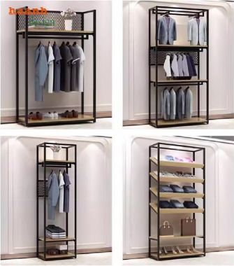Mẫu Kệ Treo Quần Áo Bằng Sắt Đẹp, Đa Năng, Giá Tốt-KST 007