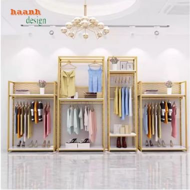 Mẫu Kệ Treo Quần Áo Bằng Sắt Đẹp, Đa Năng, Giá Tốt-KST 007