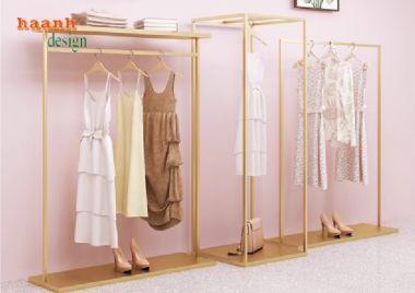 Kệ sắt treo quần áo thời trang cao cấp – Thiết kế theo yêu cầu-KST 005