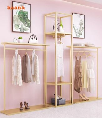 Kệ sắt treo quần áo thời trang cao cấp – Thiết kế theo yêu cầu-KST 005