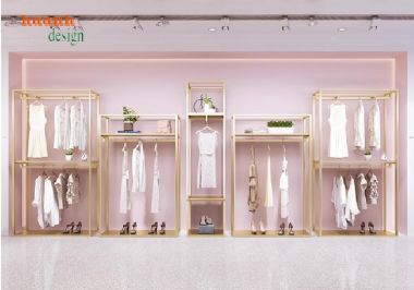 Kệ sắt treo quần áo thời trang cao cấp – Thiết kế theo yêu cầu-KST 005